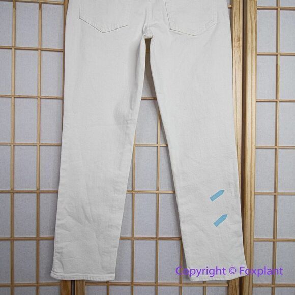NEW Madewell The Petite High-Rise Perfect‎ Vintage Jean in Tile White, 24P - Picture 9 of 16